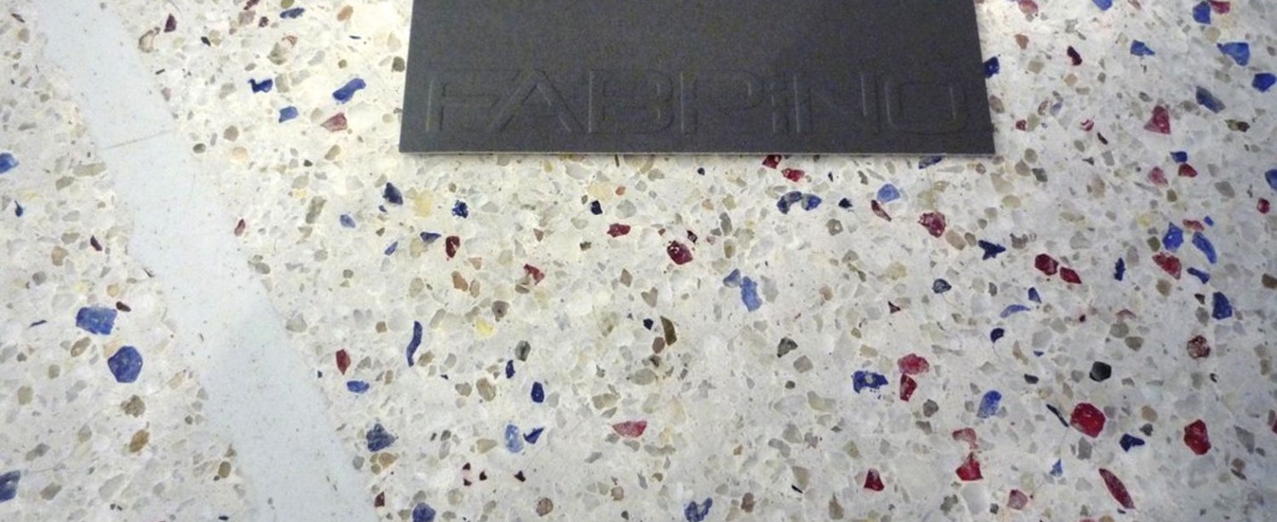 3FABRINO Glasgranulate Designestrich Musterfläche1