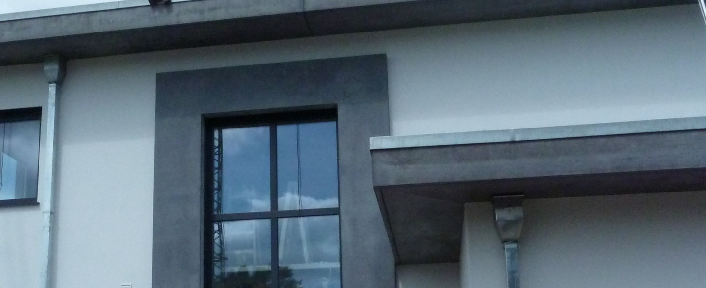 FABRINO Betonfertigteile anthrazit Einfamilienhaus REBOxid 2