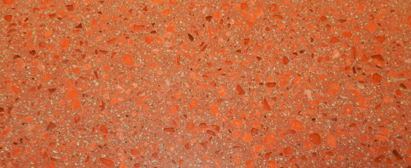 FABRINO Color Coats rot Betonwerkstein  U-Bahnhof 2
