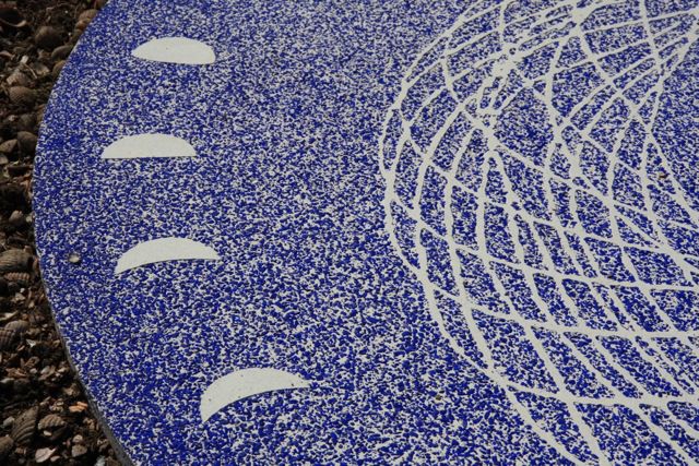 FABRINO Glasgranulate Color Coats blau Kunstwerke 4
