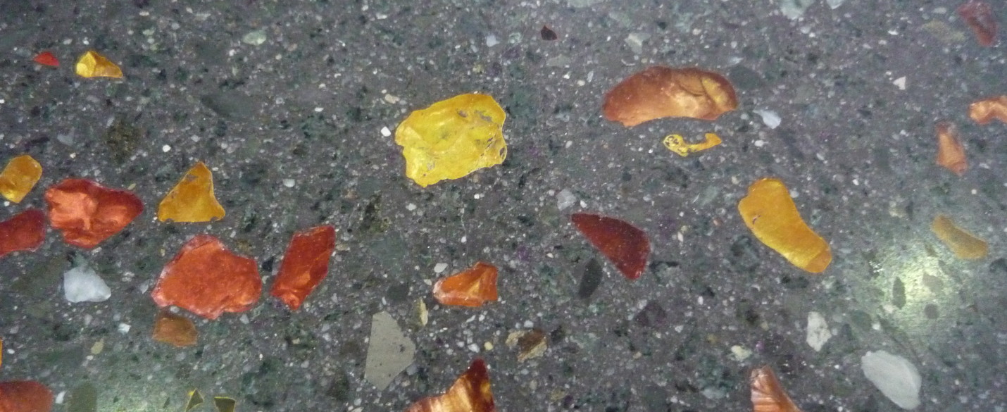 FABRINO Glasgranulate Designestrich geschliffen Schulungszentrum 3