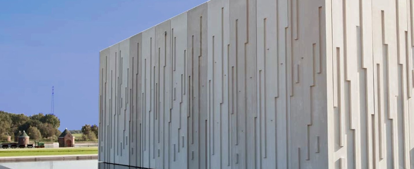 FABRINO Kunstmuseum Betonfassade abgesäuert Betogel Säuregel