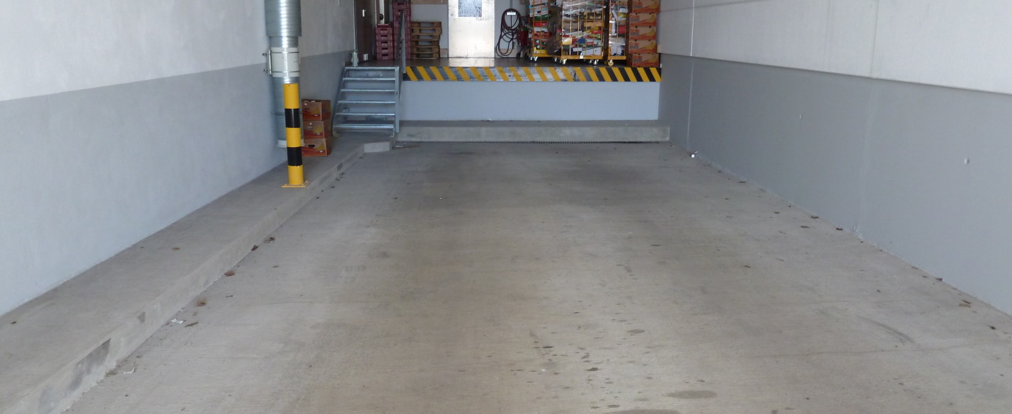 Lebensmittelfachmarkt Rewe Rohbetonsohle und LKW Rampe mit High Grade Faser (1)