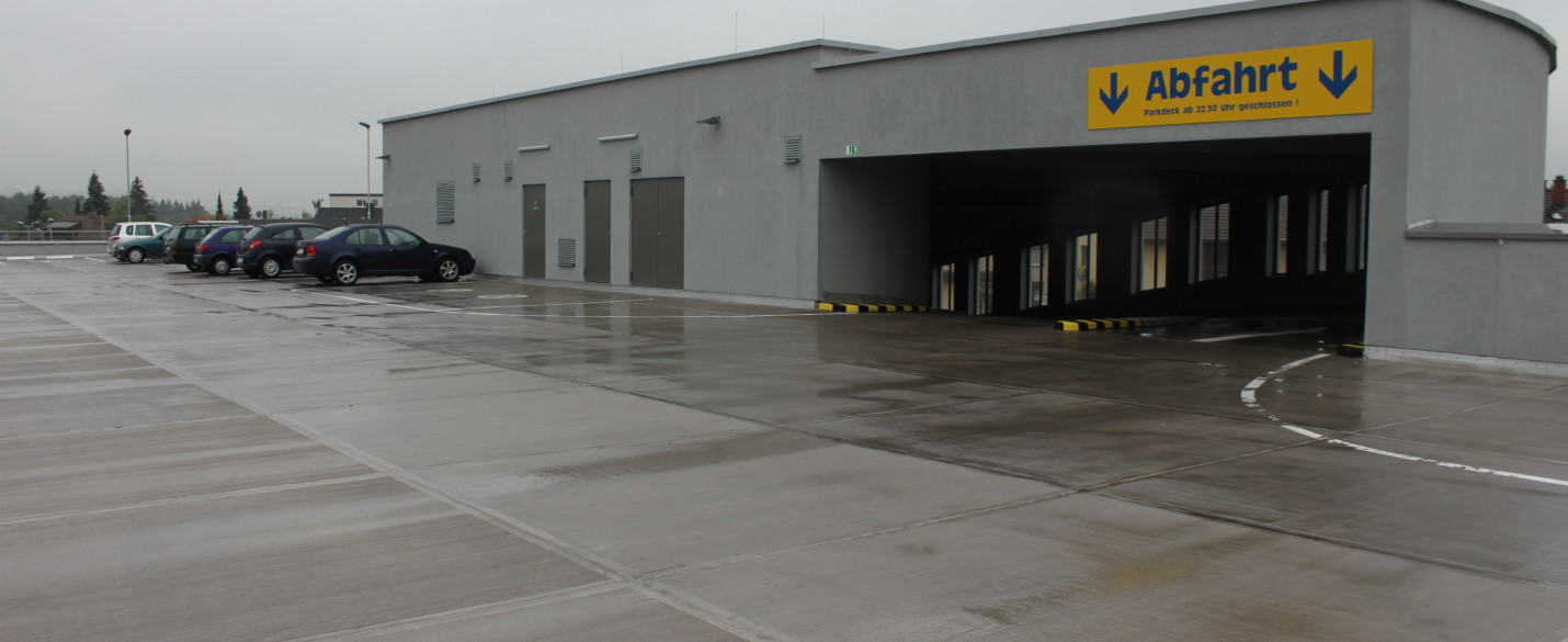 Parkdach mit High Grade Aufbeton mit Kunststofffasern (1)